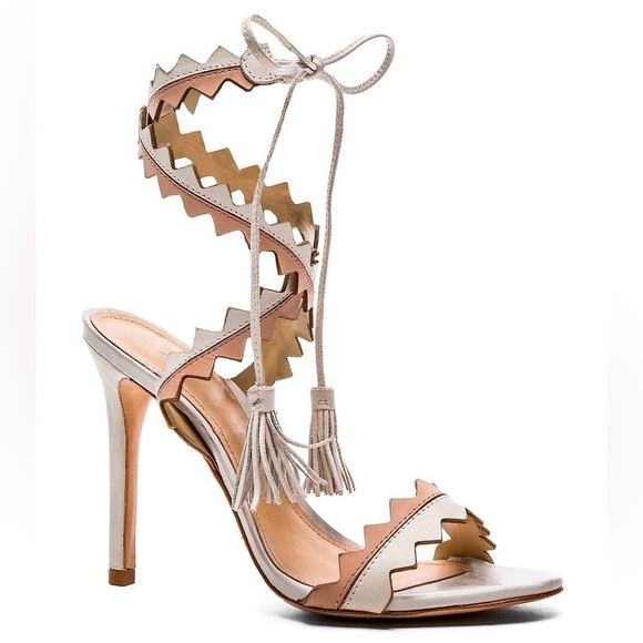 Schutz Margo Heel, Pearl & Tanino II, Size 6 - Picture 1 of 13